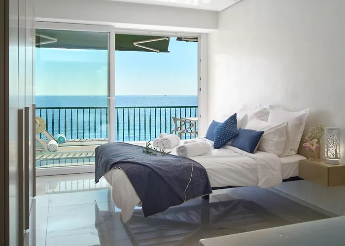 Sunlight - Sky Blue - 3 Bedroom Flat With Sea View On The Promenade Des * Nice